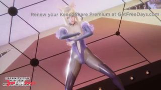 MMD CHUNG HA - Im Ready Ahri Sexy Kpop Dance League of Legends Hentai Uncensored 4K 60FPS-2