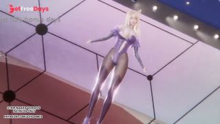 MMD CHUNG HA - Im Ready Ahri Sexy Kpop Dance League of Legends Hentai Uncensored 4K 60FPS-3