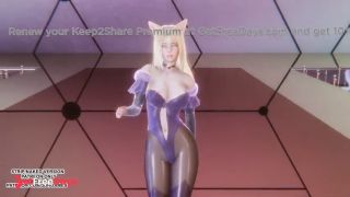 MMD CHUNG HA - Im Ready Ahri Sexy Kpop Dance League of Legends Hentai Uncensored 4K 60FPS-7