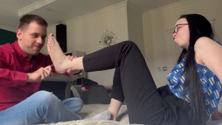 Feet Porn Bet on tickling Dita-2