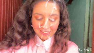 Katty West - Minipack 1 cutie fucked her stepbrother got cum on her face and went for a walk without washing her face HD]-9