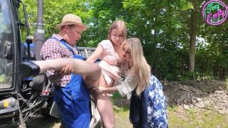 TinyEmily's Hot German Dirndl Threesome Without Condom - MyD-3