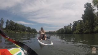 Flashing Her Holes And Fingering On The River - TheCoupleThatShows.-4