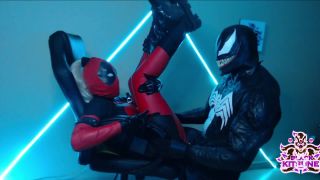 xxx video clip 20 Black Kitsune – Lady deadpool VS Venom: Hardfuck & Cumshot | superheroines | femdom porn fetish island-7