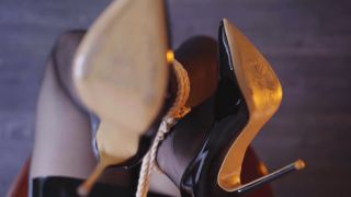 xxx clip 18 Miss Ellie Mouse – Table Bondage and Latex on fetish porn pvc fetish-5