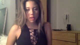 Saintluciifer showing her tits for the first time  webcam amateur video  young face on webcam -7