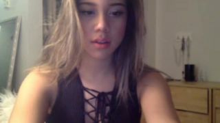 Saintluciifer showing her tits for the first time  webcam amateur video  young face on webcam -8