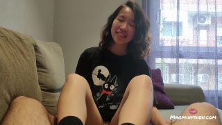 Maominvshen - asian gf gives a sockjob with black tabi socks pov amate ...-0