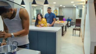 Antonella-Jones Hot 2025 Kitchen Steam with Best Friend-6