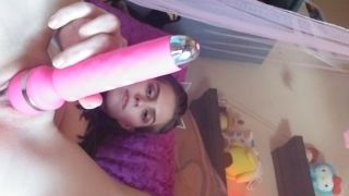 First time using a dildo and hitachi - 18-5