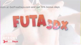 Futa3DX - Hot Babe Gets Titty Fucked By Huge Dildo-9