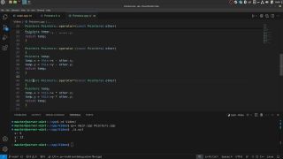 Ukraine #47 Separate our class into separate .cpp and .h files and overload the % and comparison operators-3