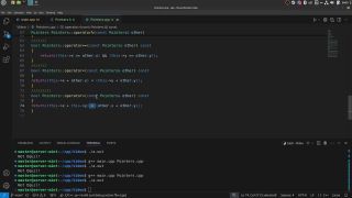 Ukraine #47 Separate our class into separate .cpp and .h files and overload the % and comparison operators-9