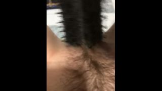 Horny amateur hairy girl selfie masturbating with hairbrush - webcams - webcam -9