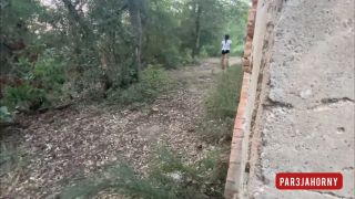 P2 DICKFLASH URBEX ADVENTURE Brunette Slut Gives Fast Handjob And I Cum -9