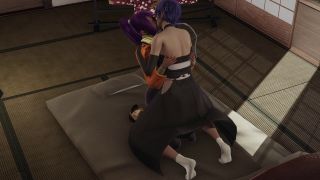 Bleach Futa Soifon X Yoruichi Slapping * Bondage + Extreme Blowjob.-0