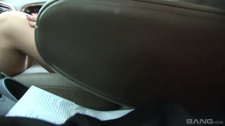 Zoe Rae Needs To Cum So She Fingers Her Twat During A Car  Ride-5