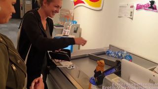 Pretty Two Girlfriends Doing Threesome In Public Locker Ffm And Sperm W.-9