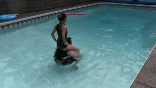 free online video 37 rubber boots fetish ClubStiletto – Riding Women – Miss XI – Scissored Pool Pony, kinky fetish on femdom porn-3