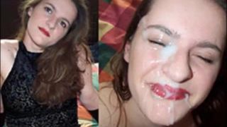 before and after cum facial compilation-6