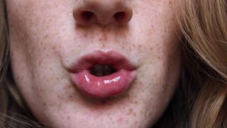 adult video clip 46 LittleRedheadLisa – Lip Close Up Custom 720p | littleredheadlisa | femdom porn femdom humiliation-0