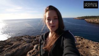 Porn Hub/Onlyfans - Hermione Potter - MALLORCA Vlog Part II - Blowjob HUGE FACIAL On a PUBLIC Beach - Anal-1