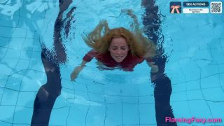 xxx video clip 46 tape fetish femdom porn | Flaming Foxy - Redhead Teen Do Insane Blow In Pool - [ModelsPornorg] (FullHD 1080p) | videos-3