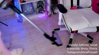Old/Young  Vacuum Cleaning all bday Mess-6