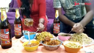 the mistress made special food for her husband at home in fucking-1