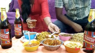 the mistress made special food for her husband at home in fucking-2