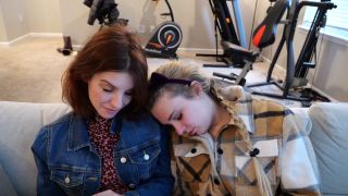 free porn clip 6 Girls Getting Sleepy – Lily and Rebecca’s Sleepy Feet - rebecca - femdom porn ebony fetish porn-0