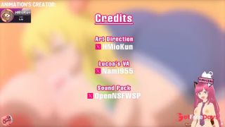 Lucoa with her huge tits gives titjob and sucks with her mouth HMioKun animation - Jazziuu-0