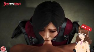 [GetFreeDays.com] Lyon puts his huge cock in Ada Wongs mouth from Resident evil 4 Parody animation - Jazziuu Adult Clip November 2022-7