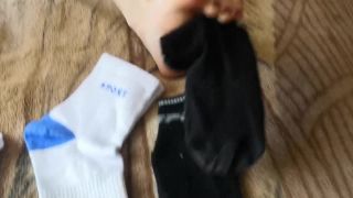 Oksifootjob – Hot Sockjob Foot Fetish Homemade | handjob | handjob porn -0