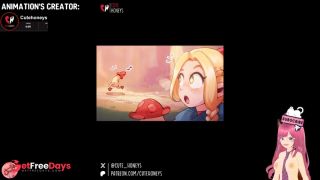 The bustiest blonde gets fucked by a mushroom with thick dickCutehoneys animation - Jazziuu-2