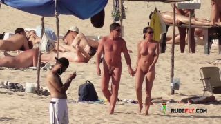 Lying out in the hot sun is this naturist's  favorite-8