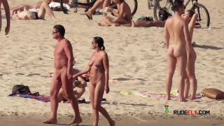 Lying out in the hot sun is this naturist's  favorite-9