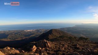 Outdoor Mountains Motorcycle Blo Scene - Sun & Passion Vibes-5