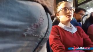 [GetFreeDays.com] Hmm... Sexy Teacher Enjoying The Bulge Flash In Bus Porn Film May 2023-0