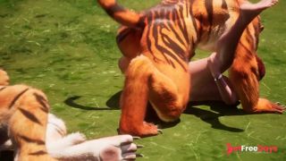 [GetFreeDays.com] Wild Furry Tigers Fuck Redhead Sissy Femboy in his Tigh Ass Yiff PoV Hentai Threesome Sex Video January 2023-4