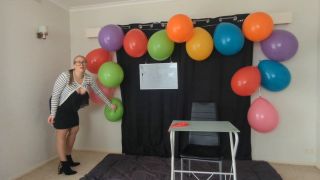 adult clip 23 cfnm femdom Septembers Balloons – Balloon Teacher – Pin Popping, fetish on fetish porn-8