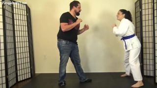 Cleo Earns Her Red Karate Belt – Footjob – Karate Domination(Feet porn)-0