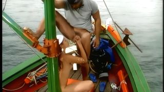Big Tits Porn Sea Vixen Leans Against The Mast Of A Sailboat To Take On A Dick- LatinaFever-2