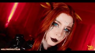 MollyRedWolf - Lusty Succubus stripped a gamer of his Virginity. Femdom, Rimming, Strapon - MollyRedWolf-1