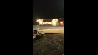 Adult Breastfeeding In Public At Night Outside A McDonaldS 1080p-0