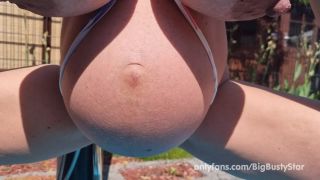 video 1 PenelopeBlackDiamond, Bigbustystar - Pregnant Monster on solo female fetish websites-9