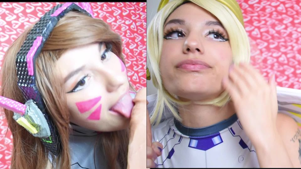 adult clip 27 Claire Moon – D Va and Mercy Share a Cock - cosplay - cosplay bangbros big tits