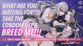 Shy Girl Becomes Your Dumb Little Breedslut AUDIO RP  BINAURAL 3SOME Breeding Creampie Deepthroat-3