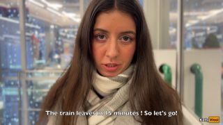 I Invited A Random Guy On A Train Trip So He Could Fuck Me In Anal -1