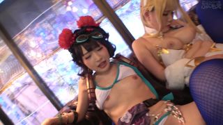 [SuperMisses.com] 見参！ラスベガスどすけべ御前試合～水着剣豪中出し七色勝負！【身長146cmクソ雑魚メスガキレイヤー北斎ちゃん対バスト100センチHカップどすけべ・ザ・エッチボディーバニ上】孕ませ肉弾頂上ファック !-2